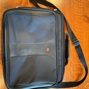 SwissGear Black Laptop Bag with Adjustable Strap